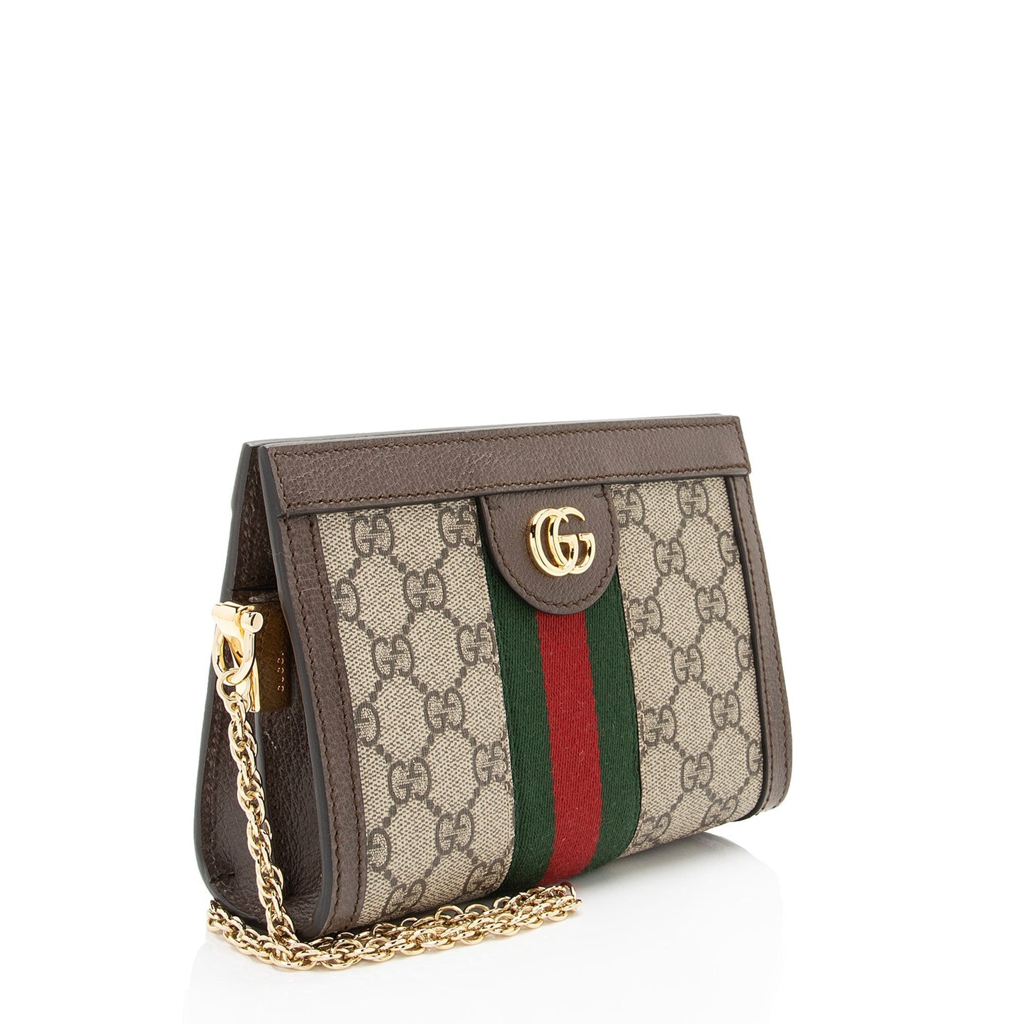 Gucci Nylon Chain Leather Crossbody