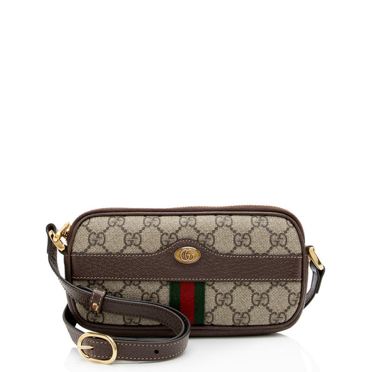 Gucci Nylon Leather Mini Crossbody