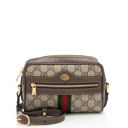 Gucci Nylon Leather Mini Crossbody