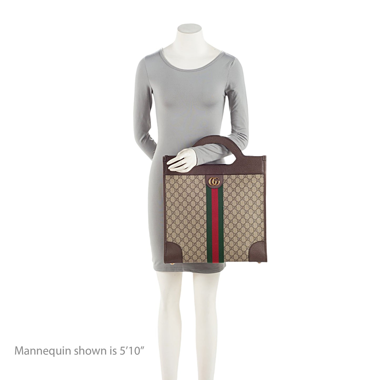 Gucci GG Supreme Ophidia Open Handle Tote