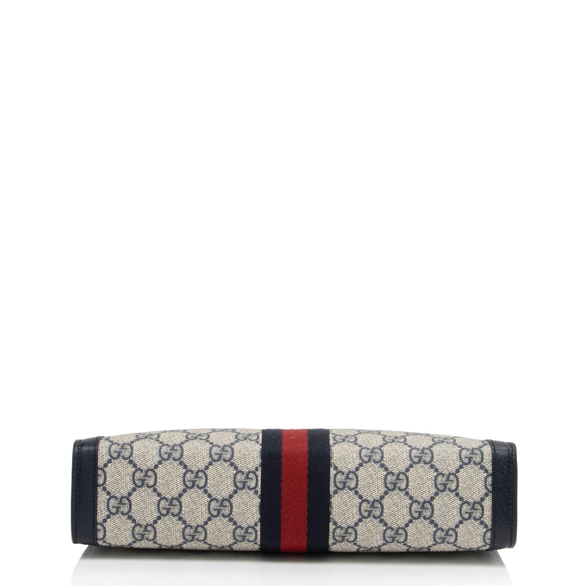 Gucci Nylon Leather Canvas Clutch