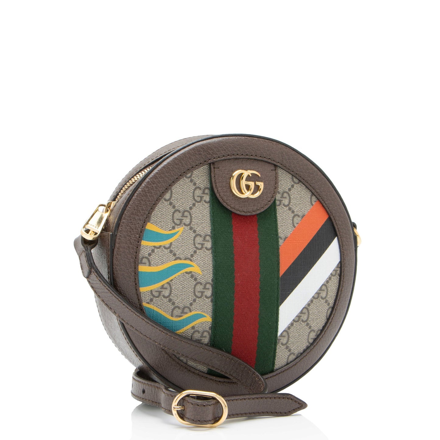 Gucci GG Supreme Ophidia Round Mini Shoulder Bag