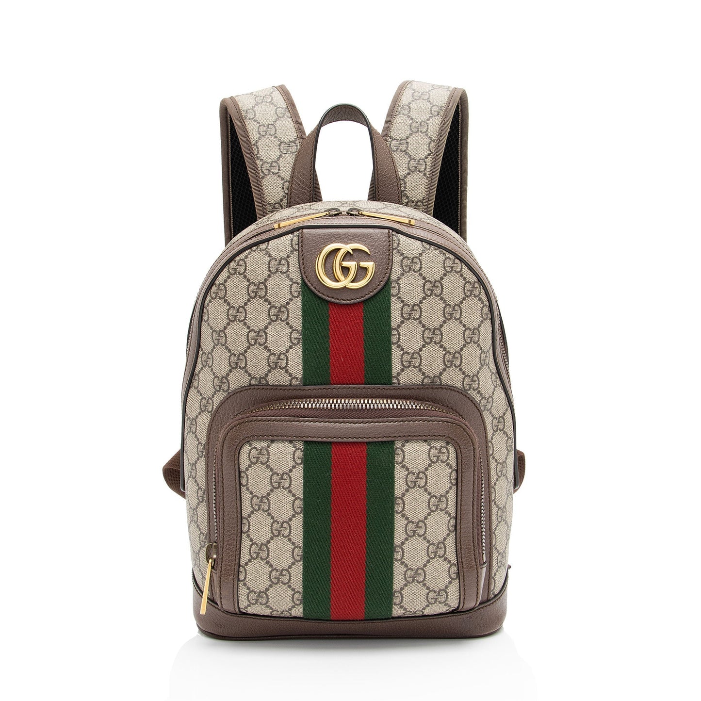 Gucci Nylon Leather Canvas Shoulder Bag