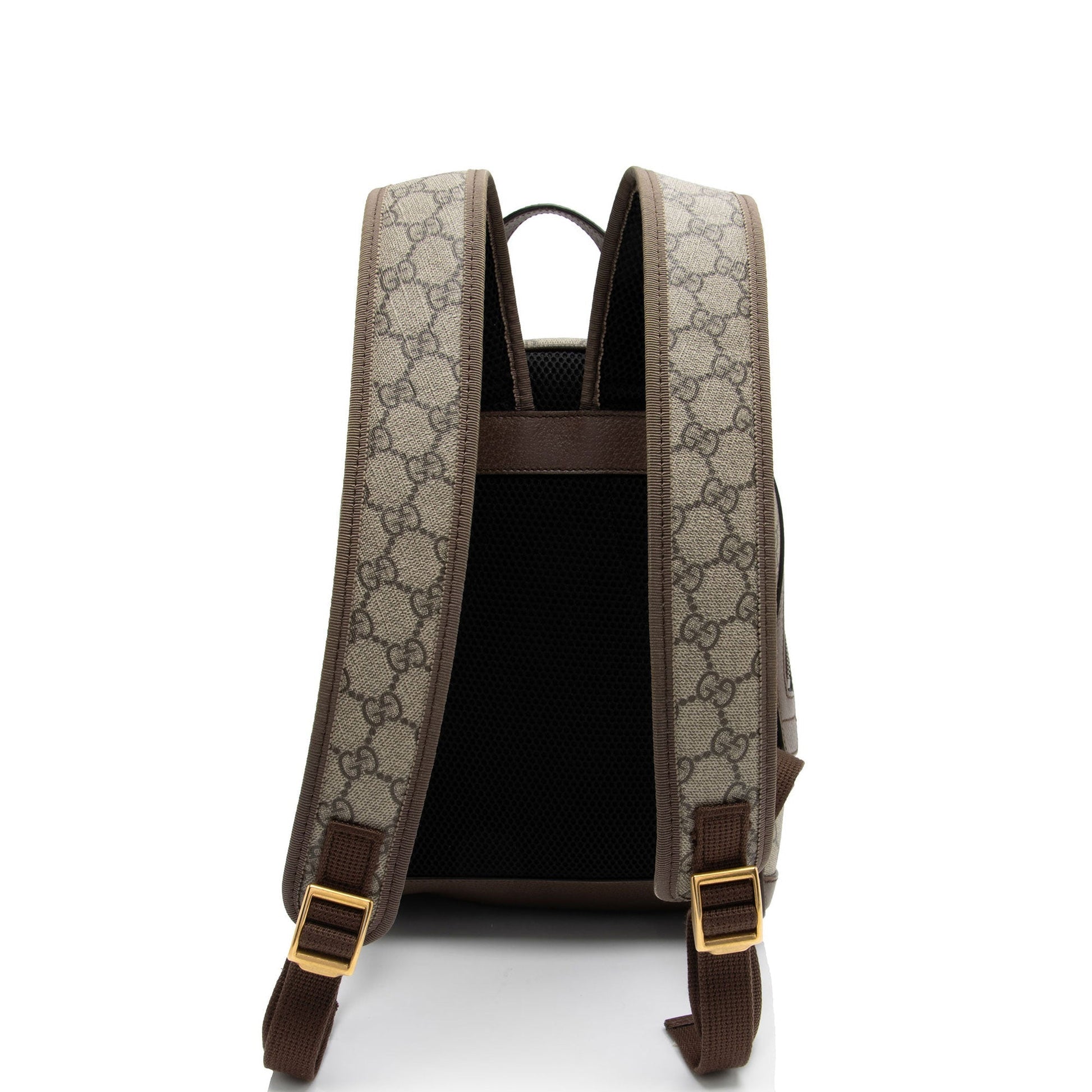 Gucci Nylon Leather Canvas Shoulder Bag