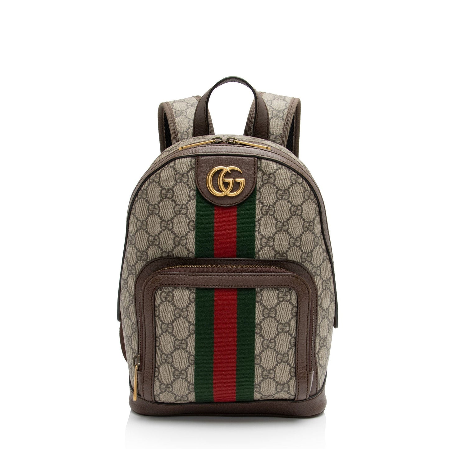 Gucci Nylon Leather Canvas Shoulder Bag