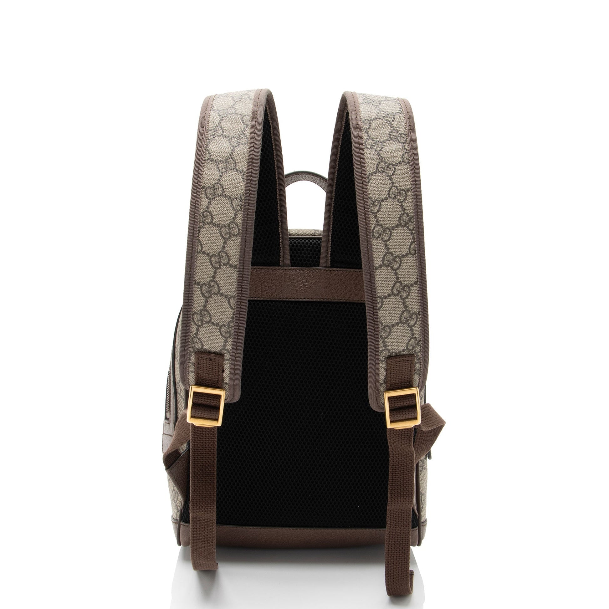 Gucci Nylon Leather Canvas Shoulder Bag