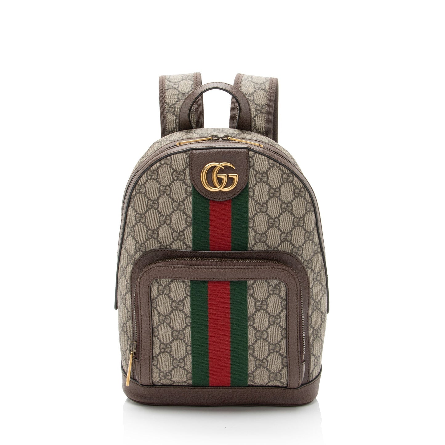 Gucci Nylon Leather Canvas Shoulder Bag