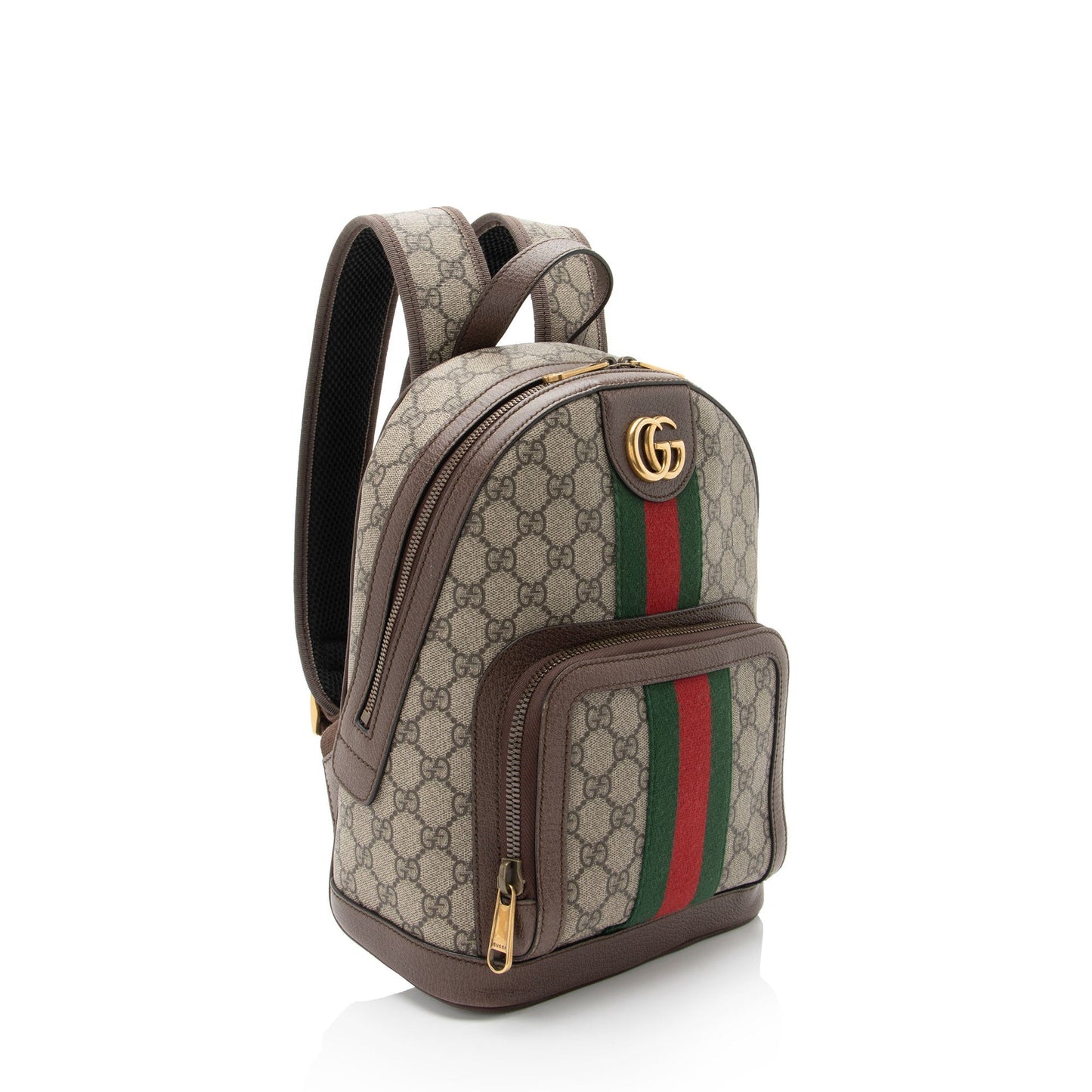 Gucci Nylon Leather Canvas Shoulder Bag