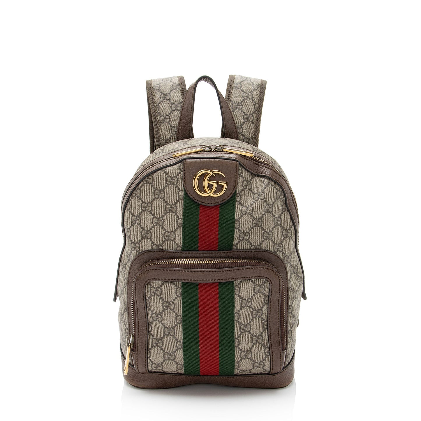 Gucci Nylon Leather Canvas Shoulder Bag