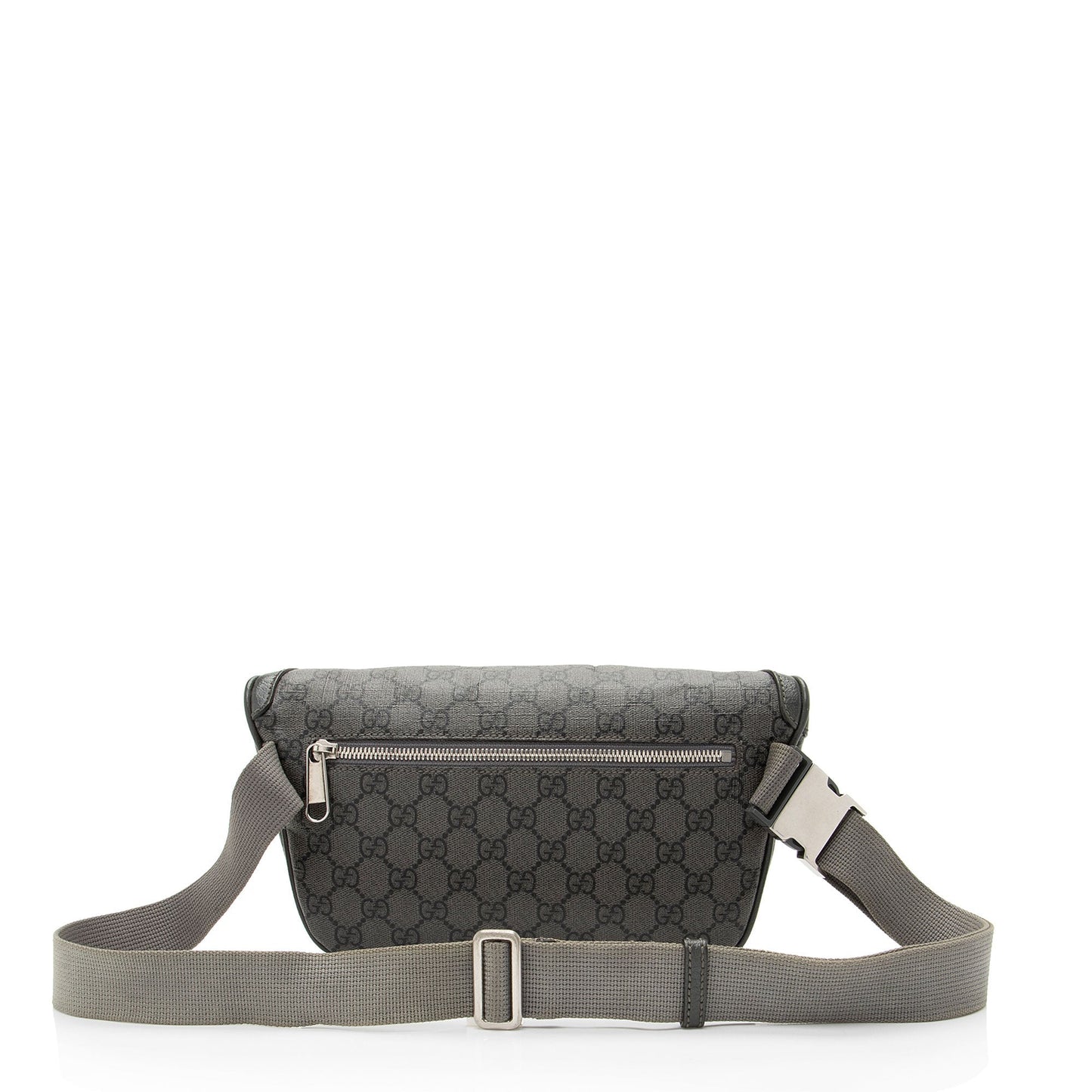 Gucci Nylon Leather Canvas Shoulder Bag