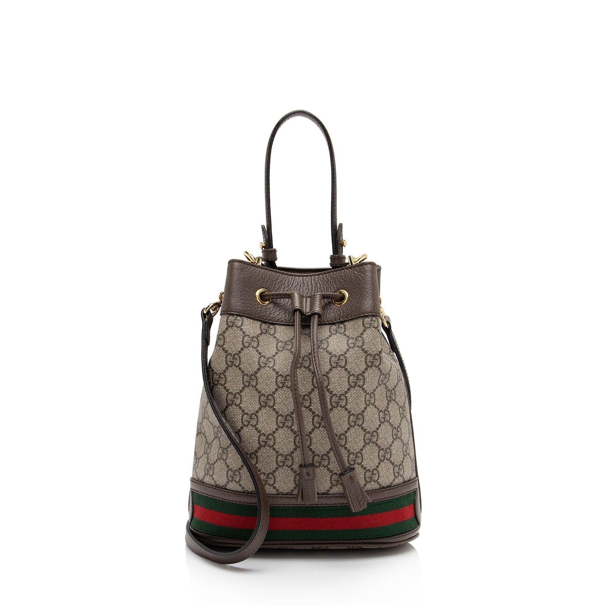Gucci Nylon Leather Canvas Crossbody