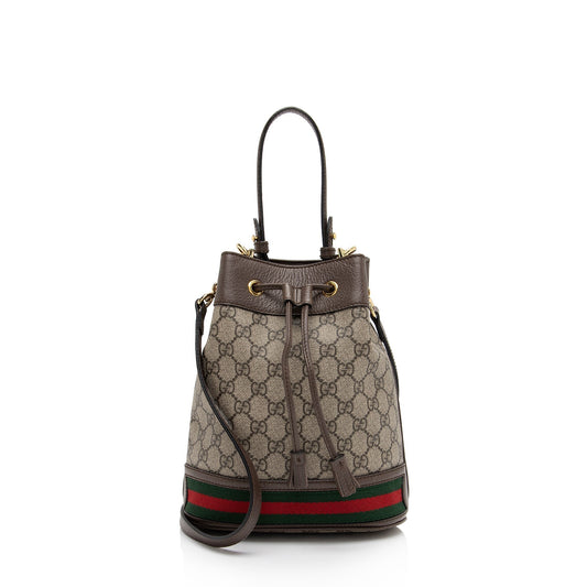 Gucci Nylon Leather Canvas Crossbody