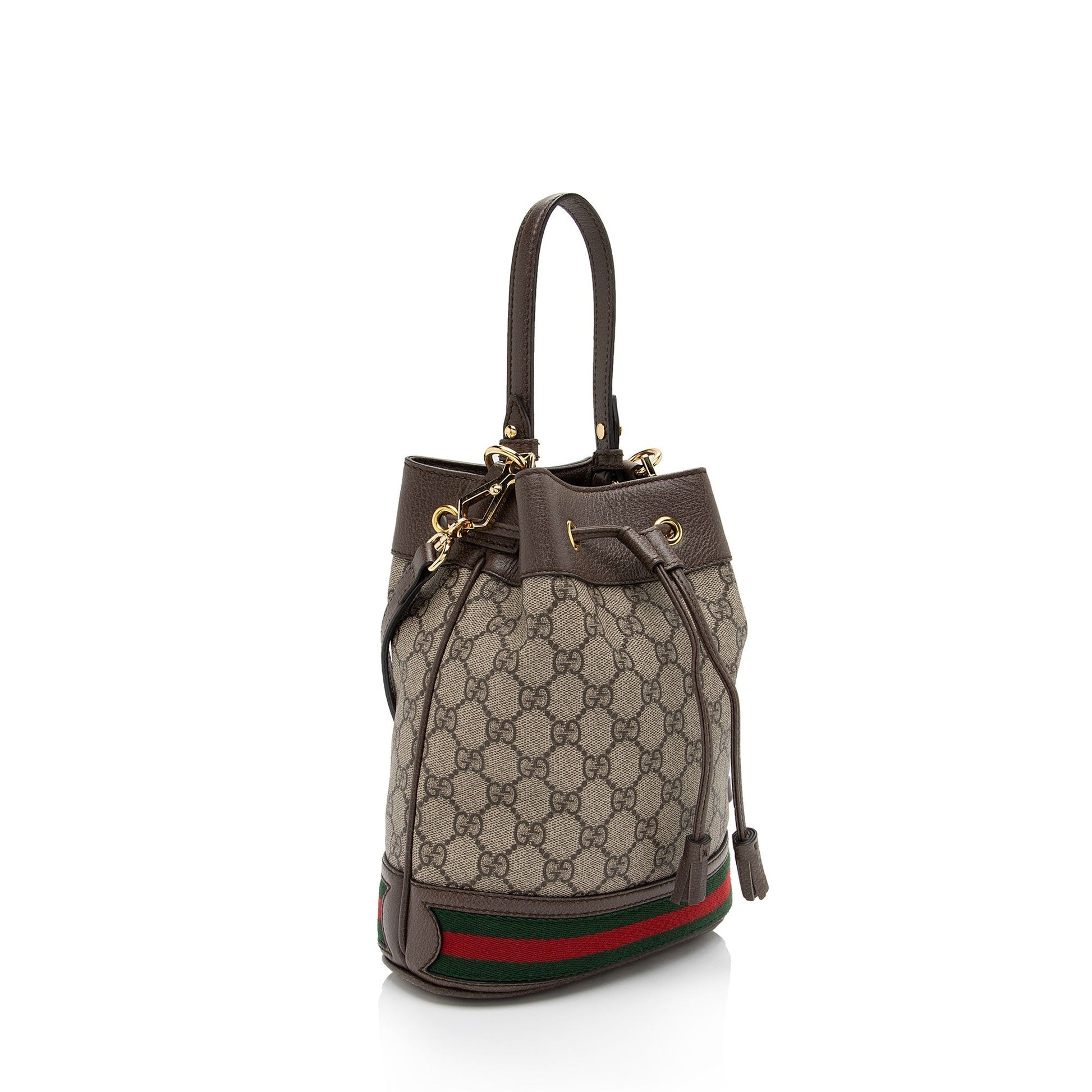 Gucci Nylon Leather Canvas Crossbody