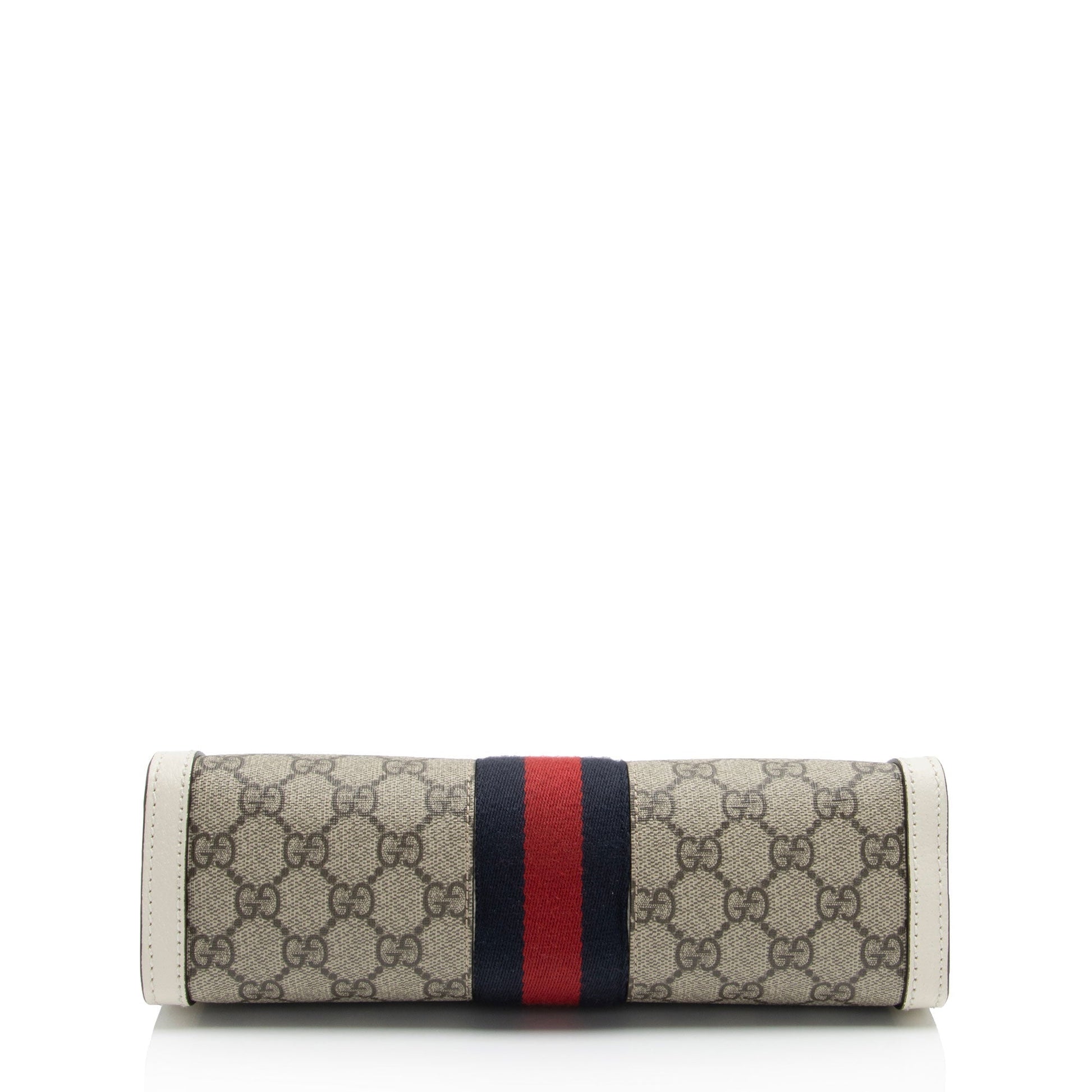 Gucci Nylon Chain Leather Shoulder Bag