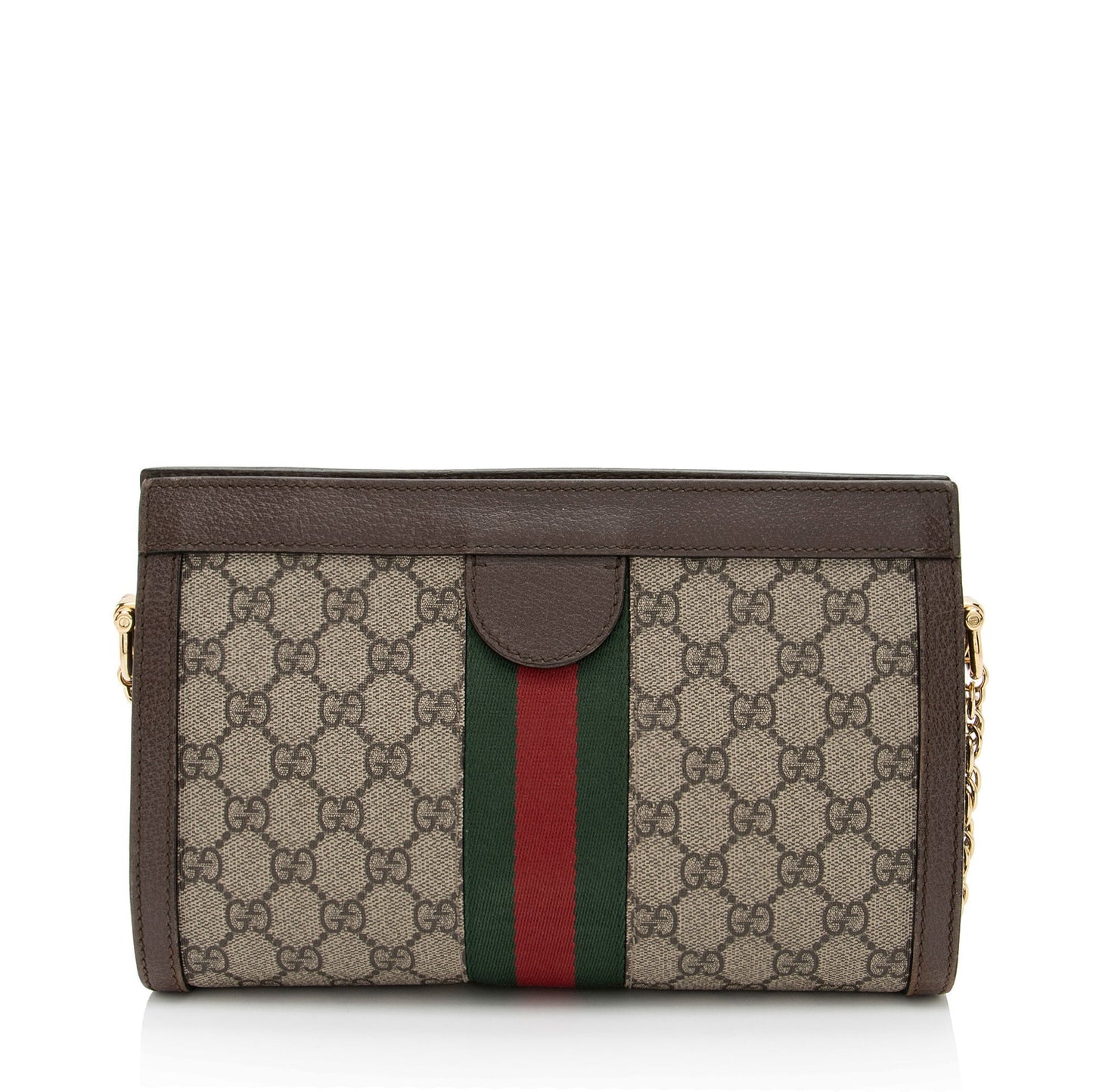 Gucci Nylon Chain Leather Crossbody