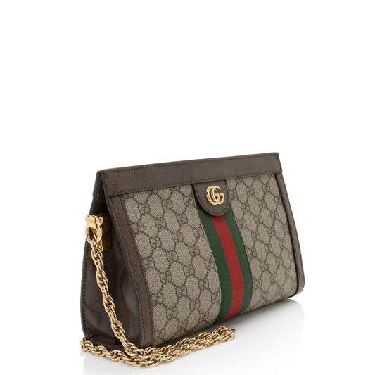 Gucci Nylon Chain Leather Crossbody