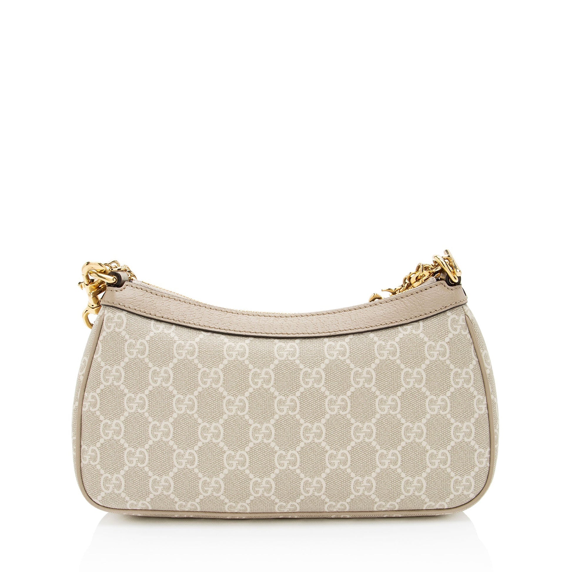 Gucci Nylon Chain Leather Crossbody