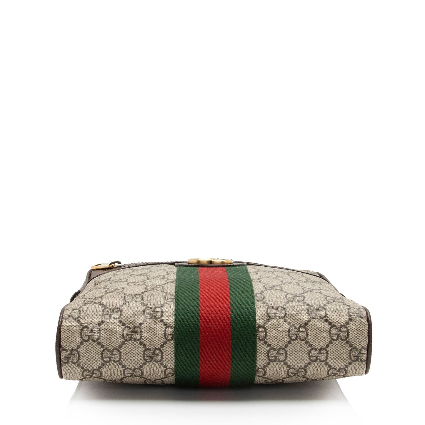 Gucci Nylon Leather Canvas Shoulder Bag