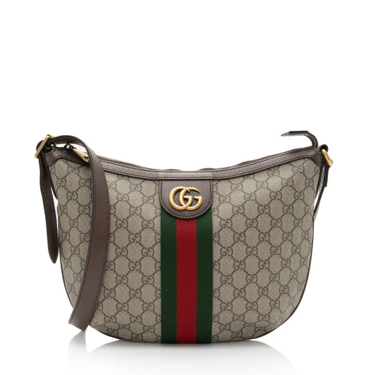 Gucci Nylon Leather Canvas Crossbody
