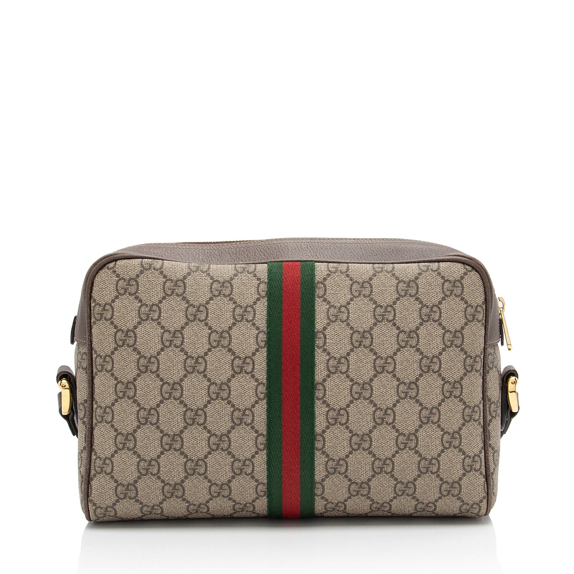 Gucci Nylon Leather Canvas Crossbody