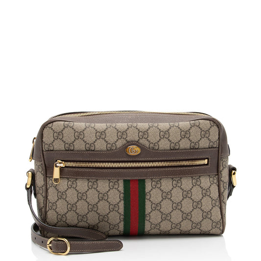 Gucci Nylon Leather Canvas Crossbody