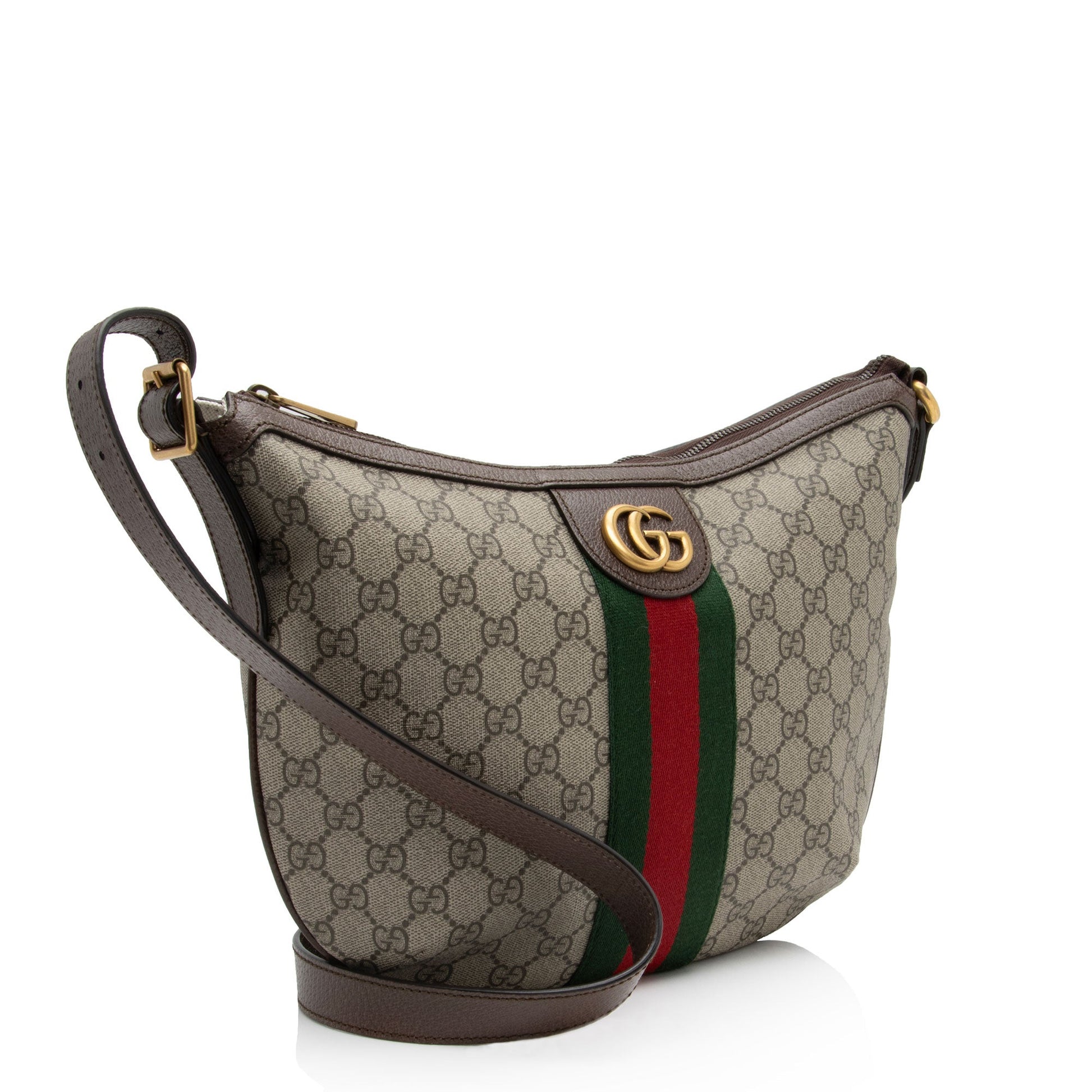 Gucci Nylon Leather Canvas Crossbody