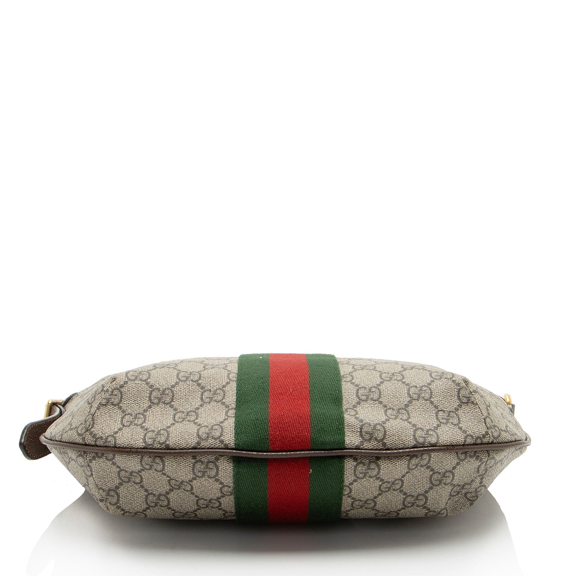 Gucci Nylon Leather Canvas Shoulder Bag