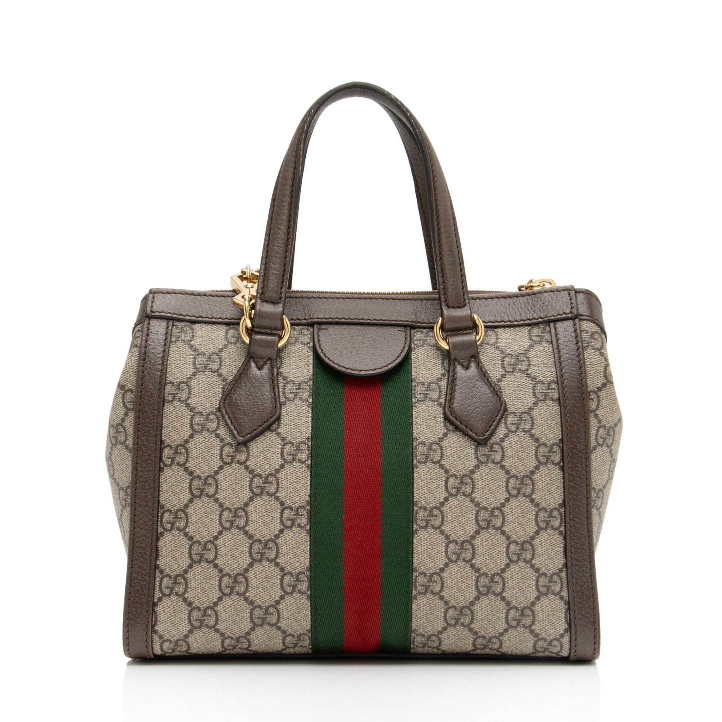 Gucci Nylon Leather Canvas Tote
