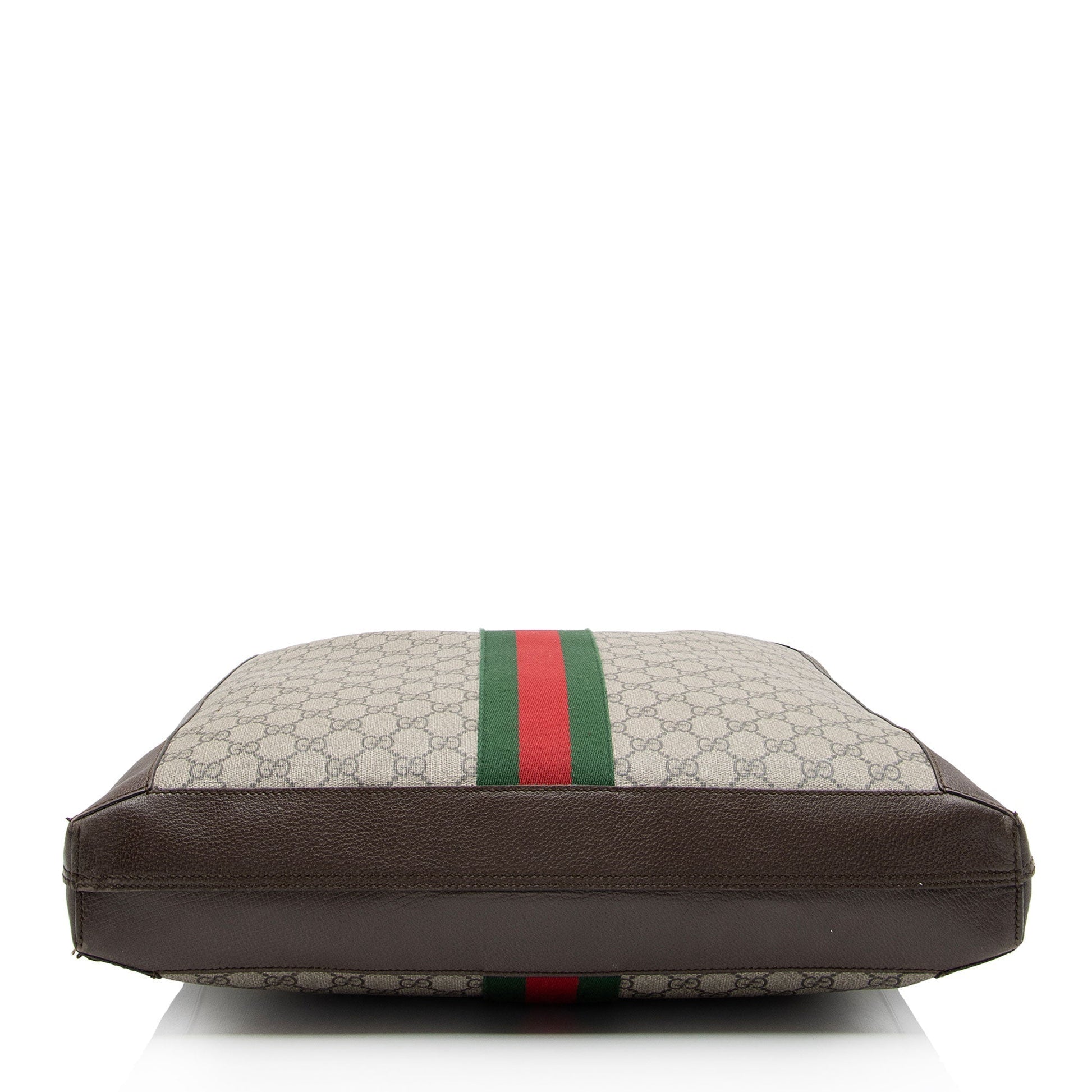 Gucci Nylon Leather Canvas Tote