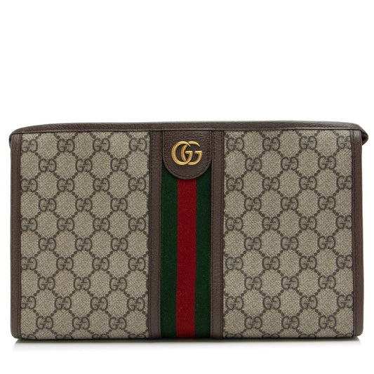 Gucci GG Supreme Ophidia Toiletry Pouch (SHF-6B3Nsb)