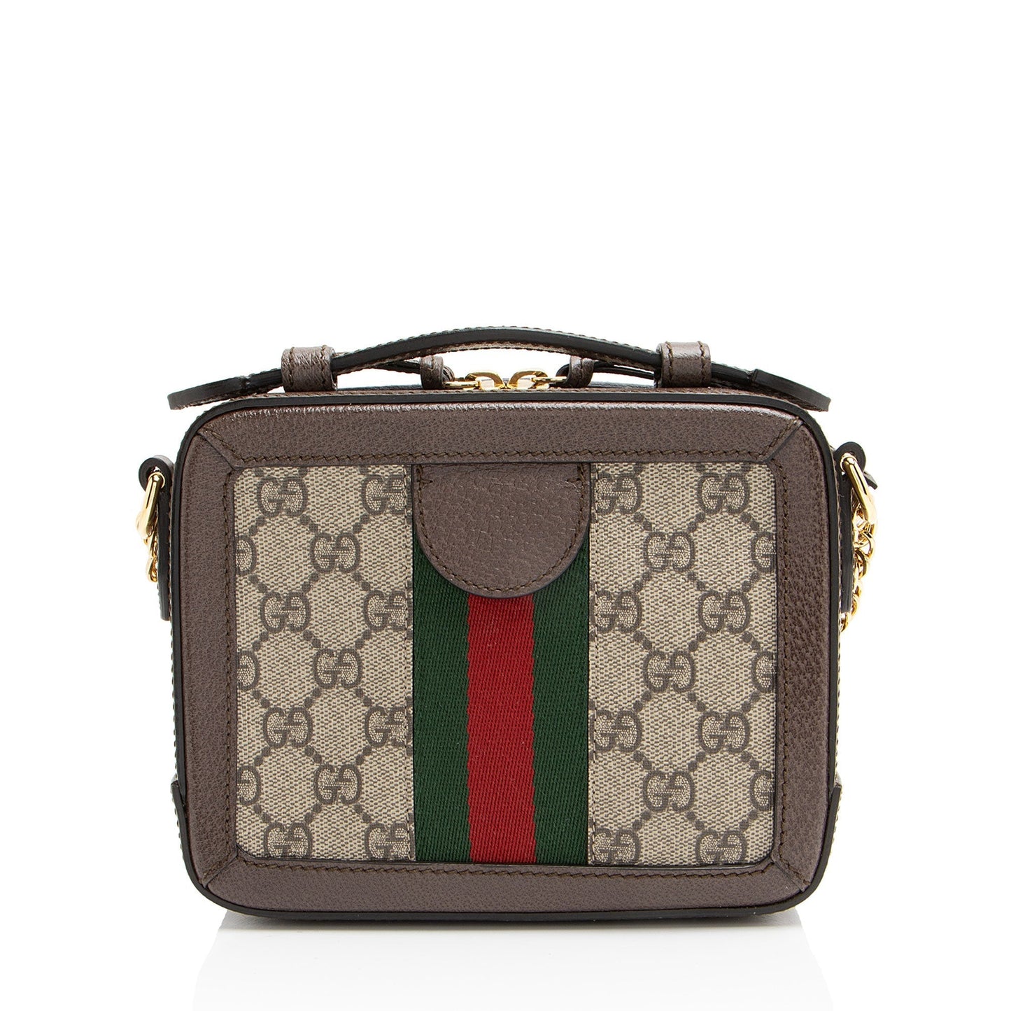 Gucci Nylon Chain Leather Crossbody