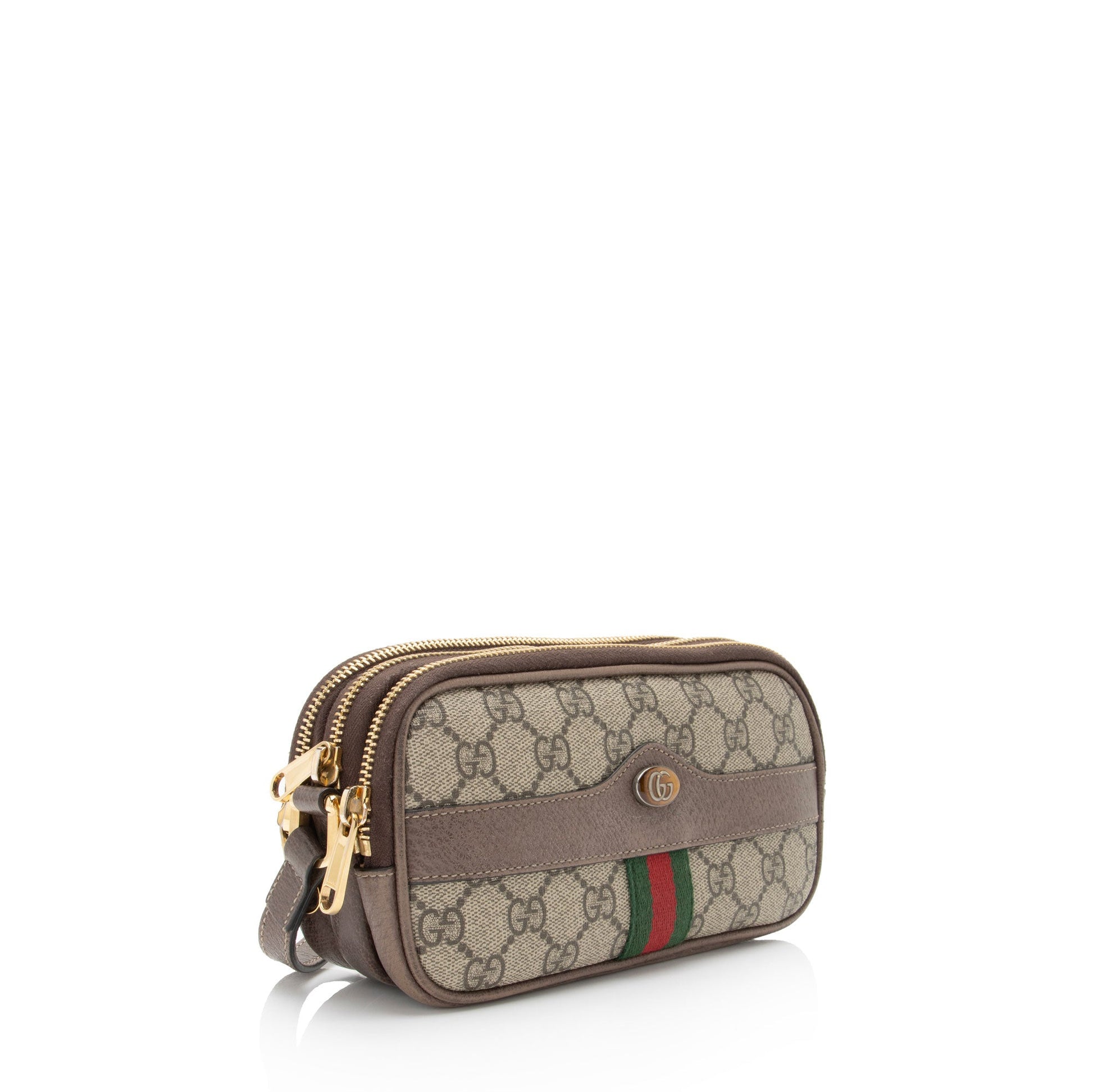 Gucci Nylon Leather Canvas Crossbody