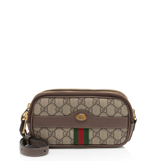 Gucci Nylon Leather Canvas Crossbody