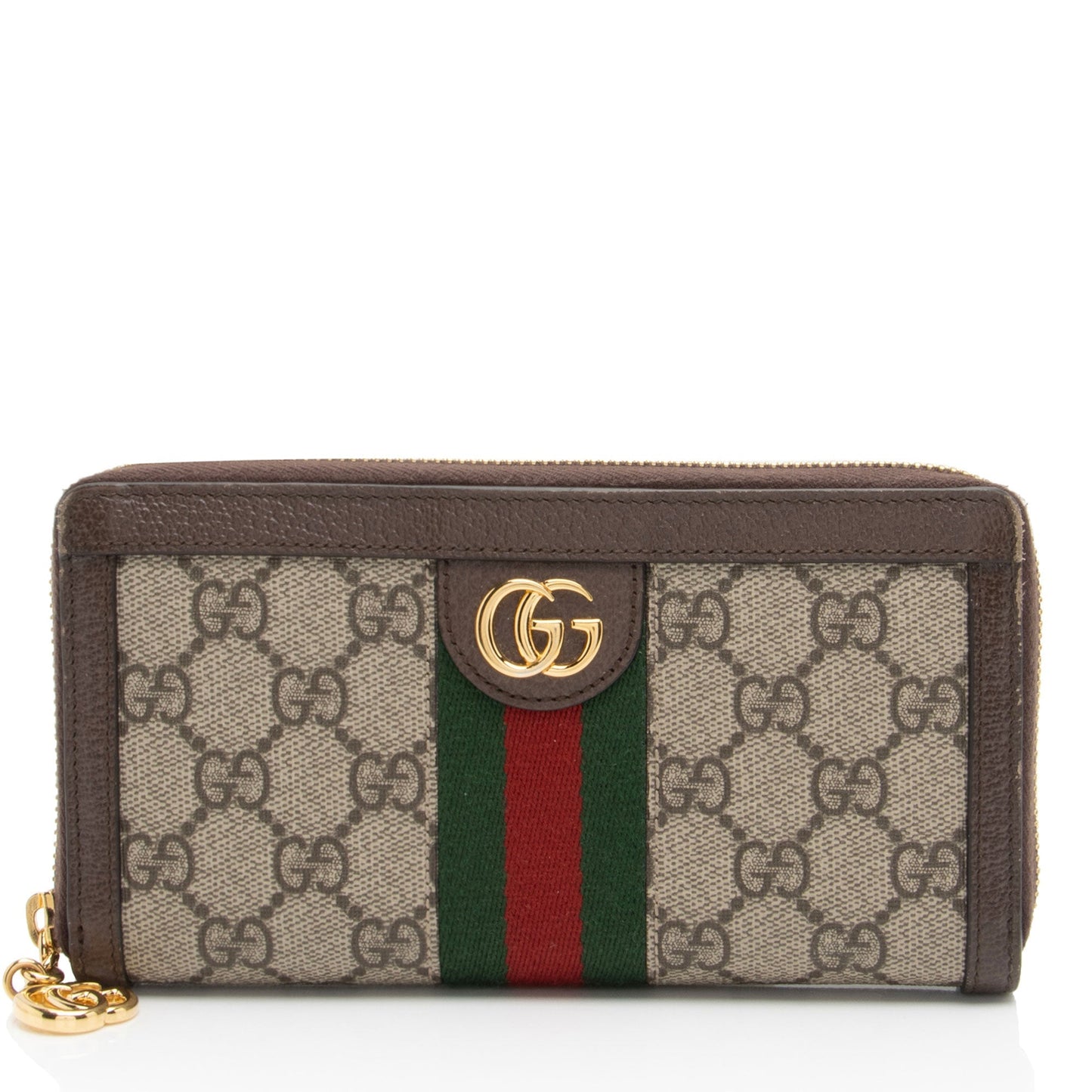 Gucci GG Supreme Ophidia Zip Around Wallet (SHF-dJVXGe)