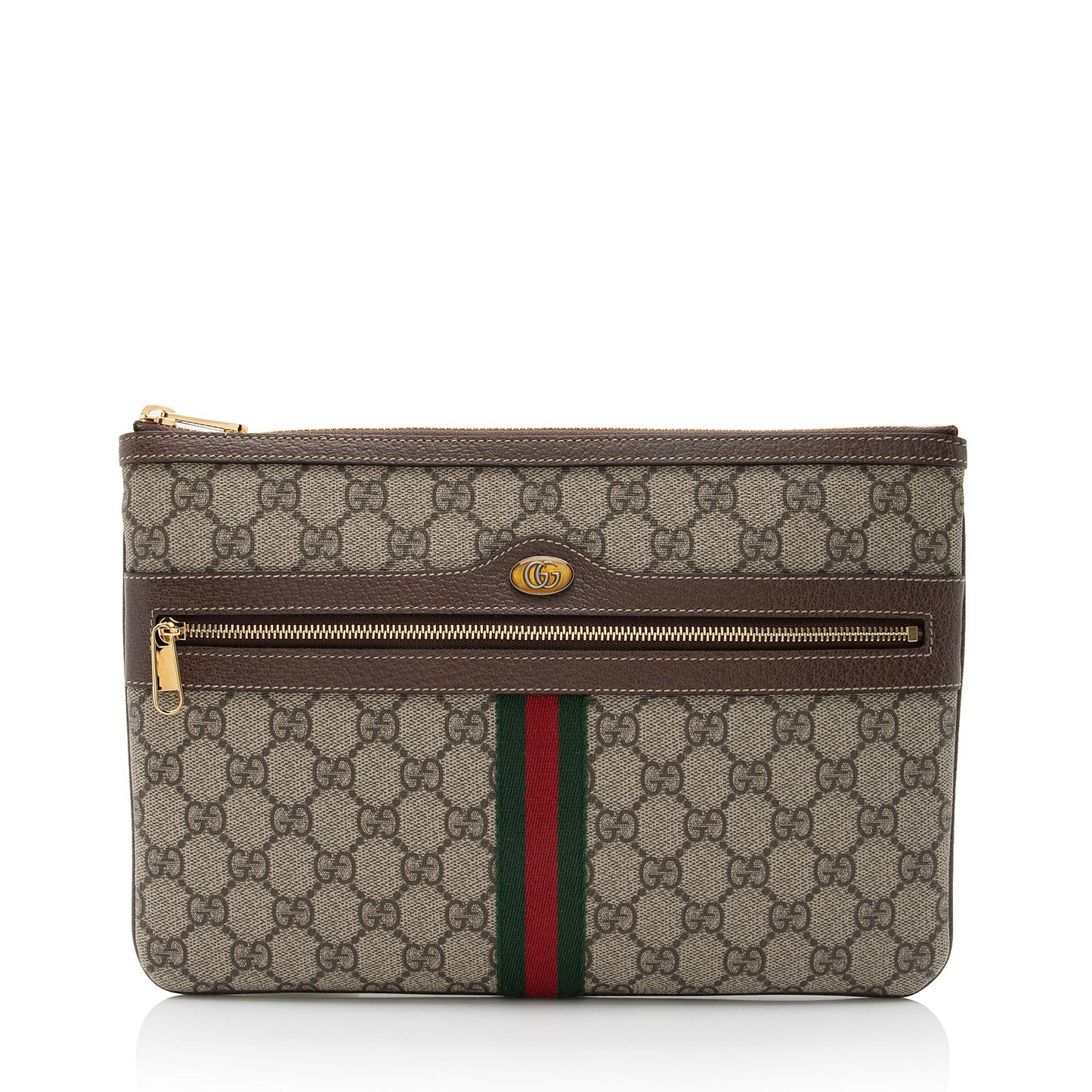 Gucci GG Supreme Ophidia Zip Pouch (SHF-UhG8eK)