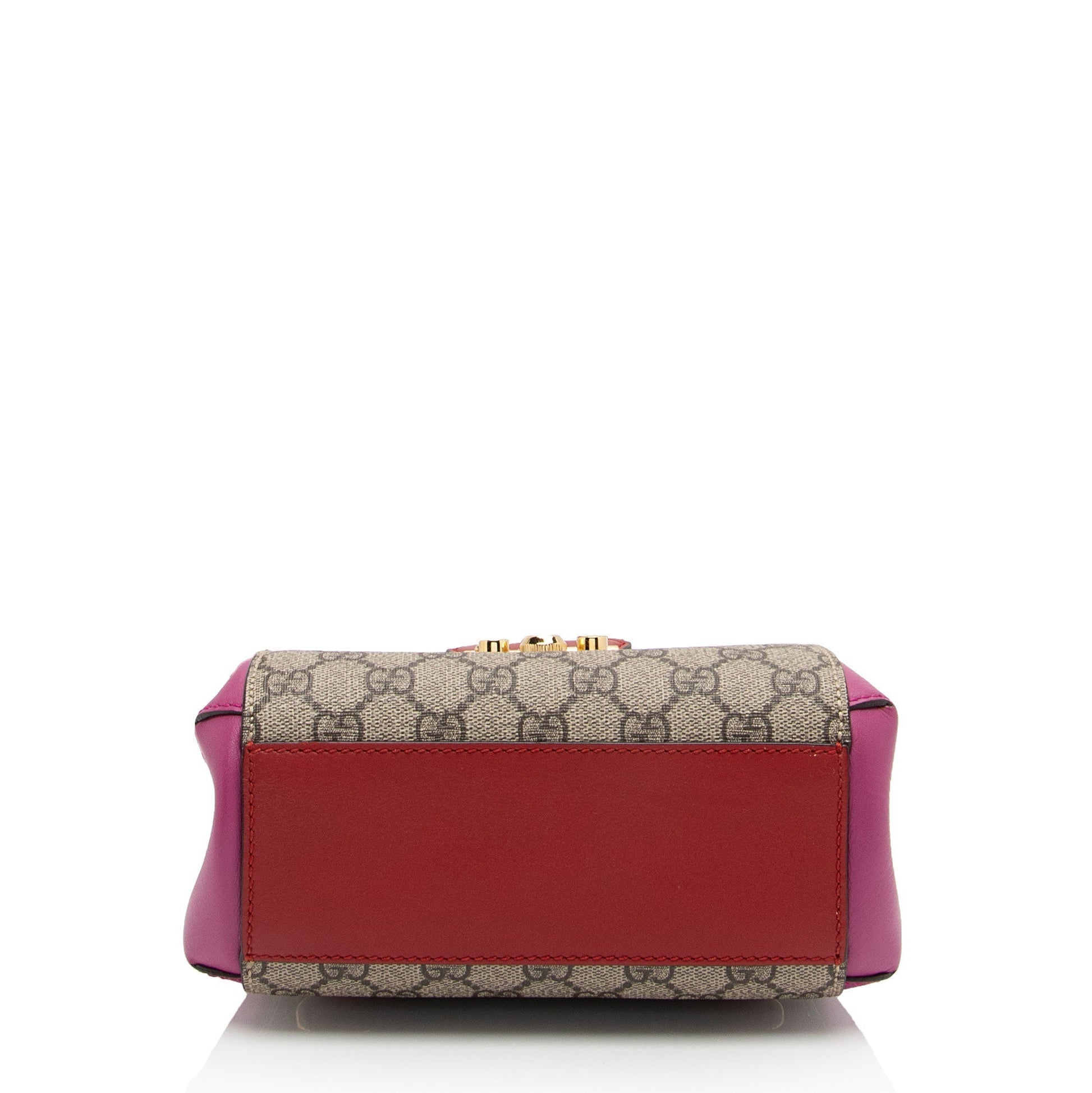 Gucci Leather Canvas Shoulder Bag