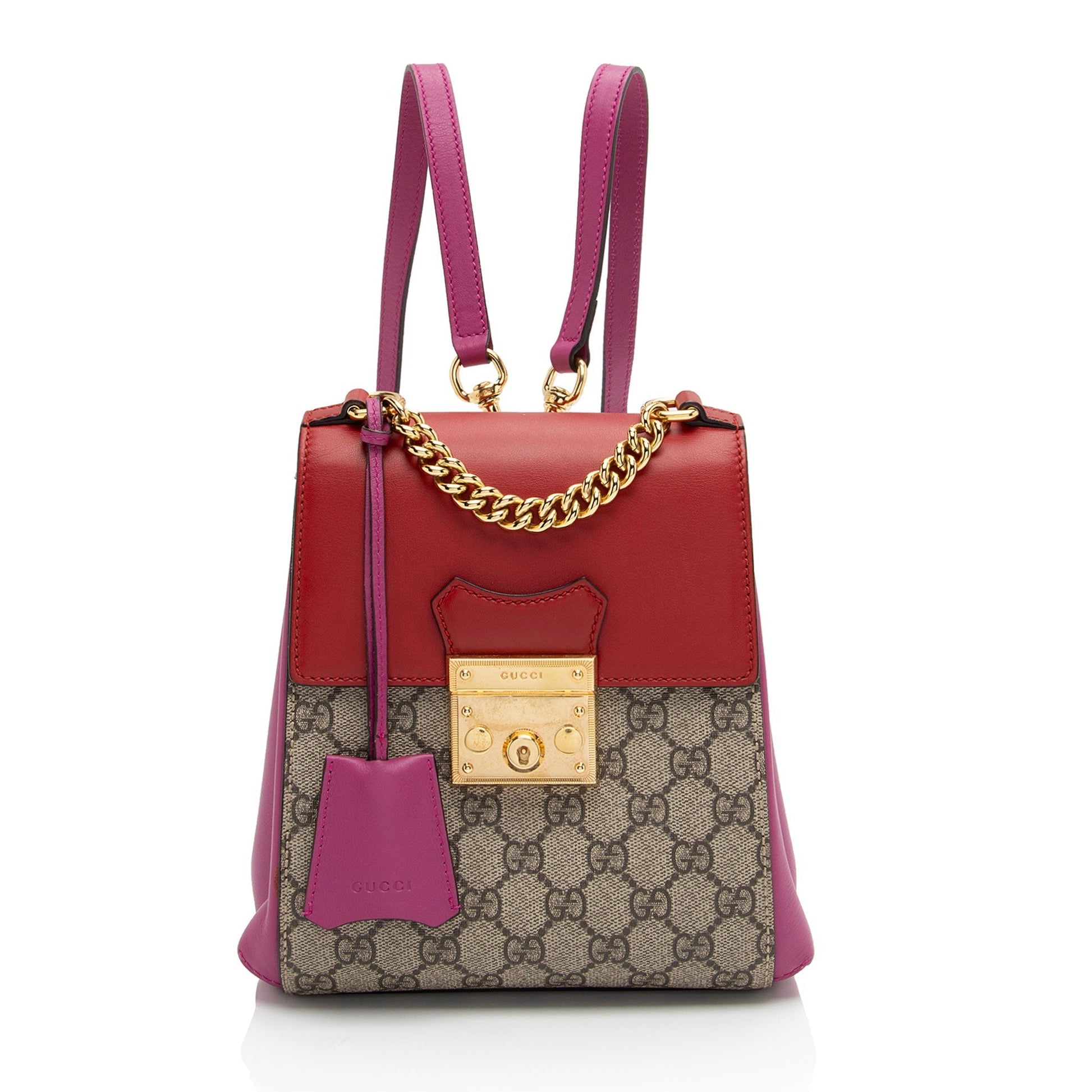 Gucci Leather Canvas Shoulder Bag