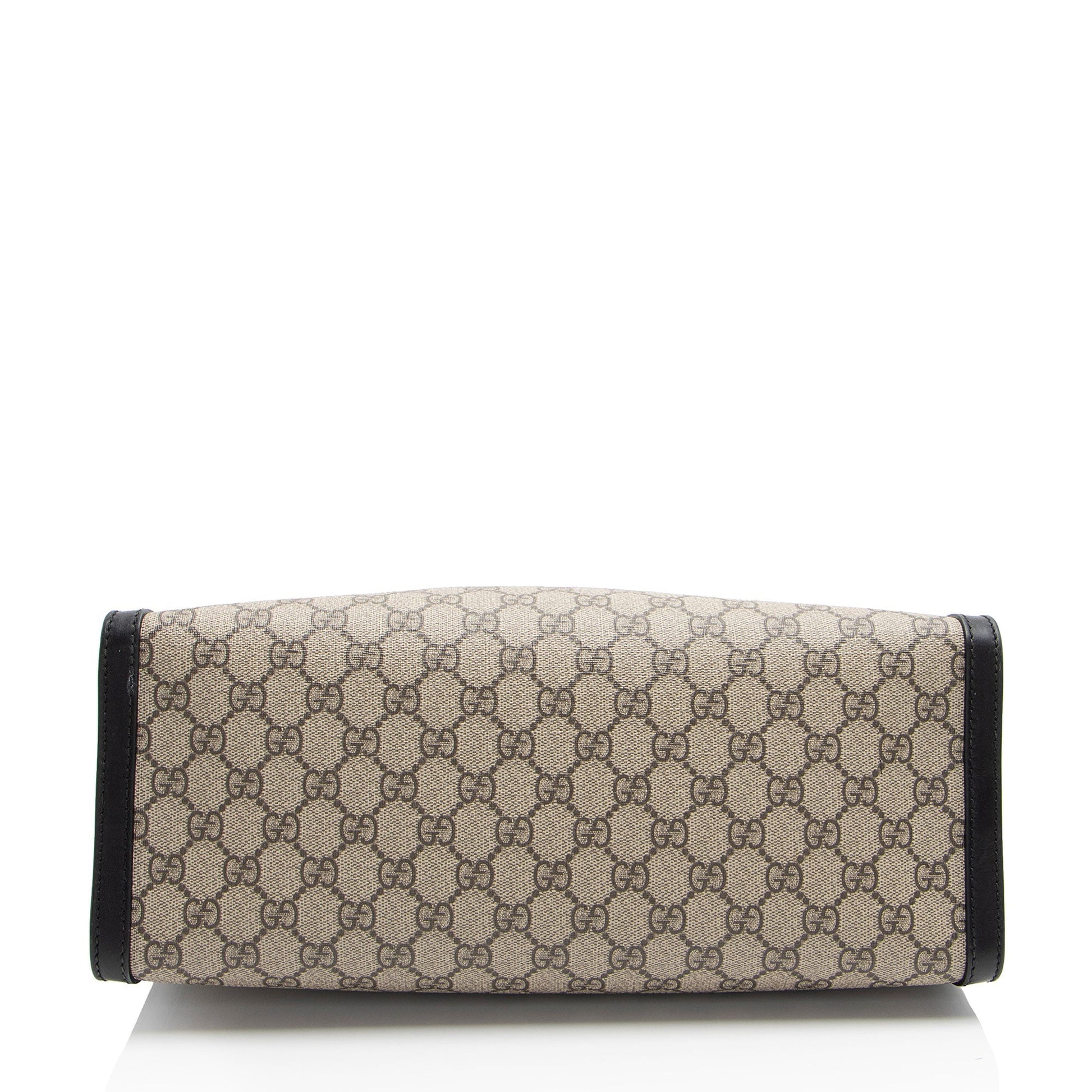 Gucci GG Supreme Padlock Chain Medium Shoulder Bag (SHF-q4e2Rg)