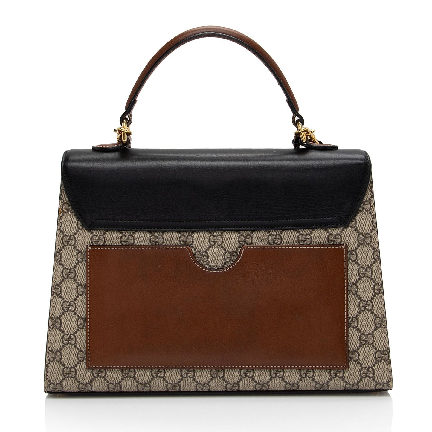 Gucci Leather Canvas Shoulder Bag