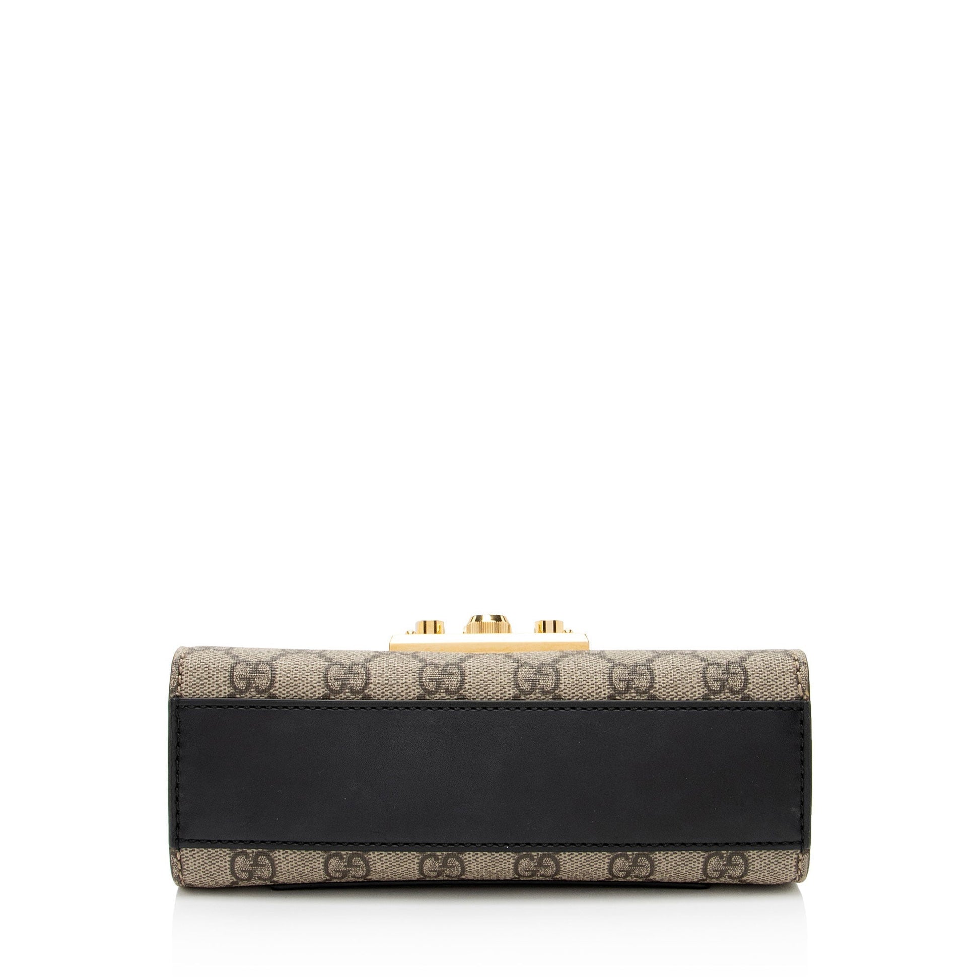 Gucci Leather Canvas Shoulder Bag