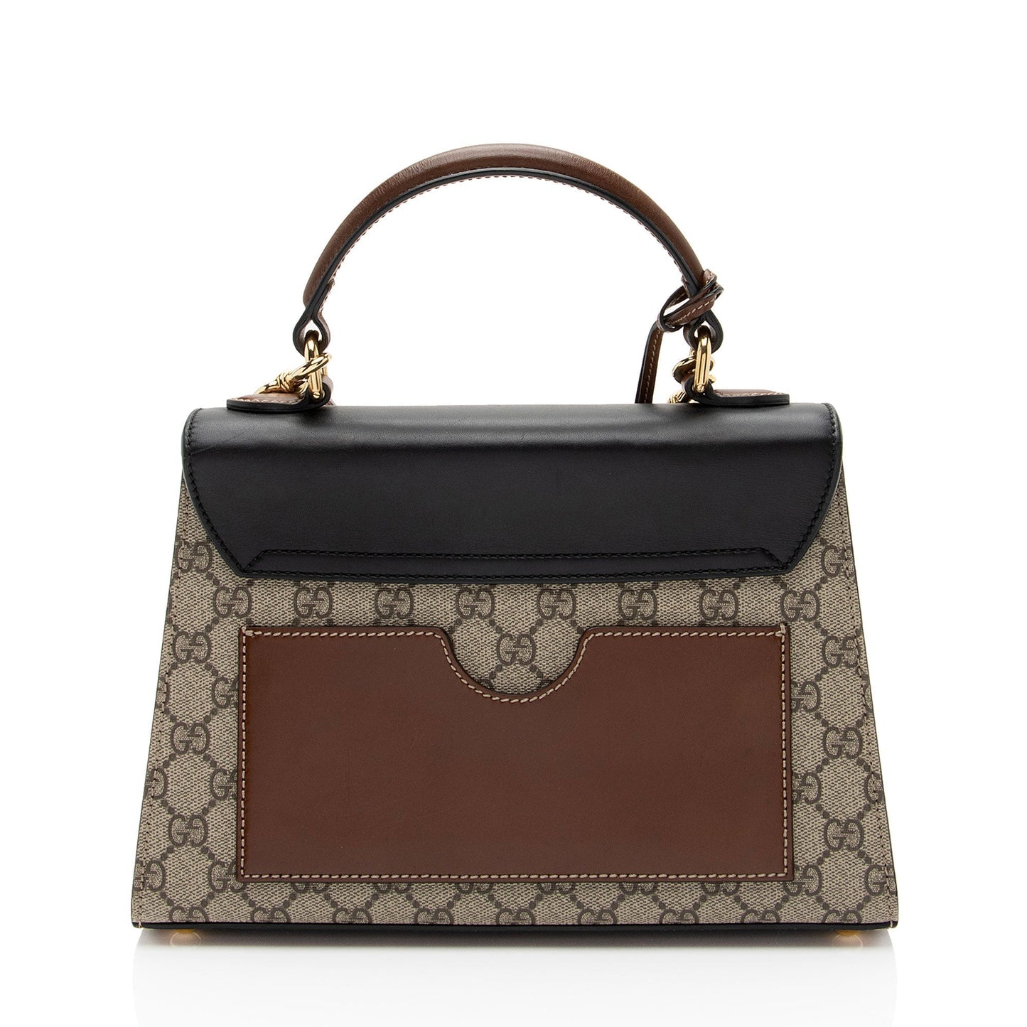 Gucci Leather Canvas Shoulder Bag