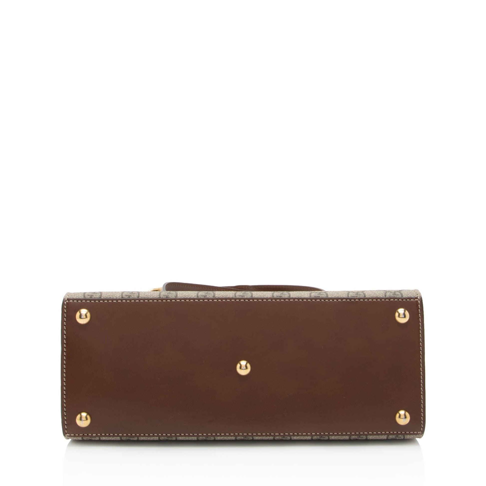 Gucci Leather Canvas Shoulder Bag