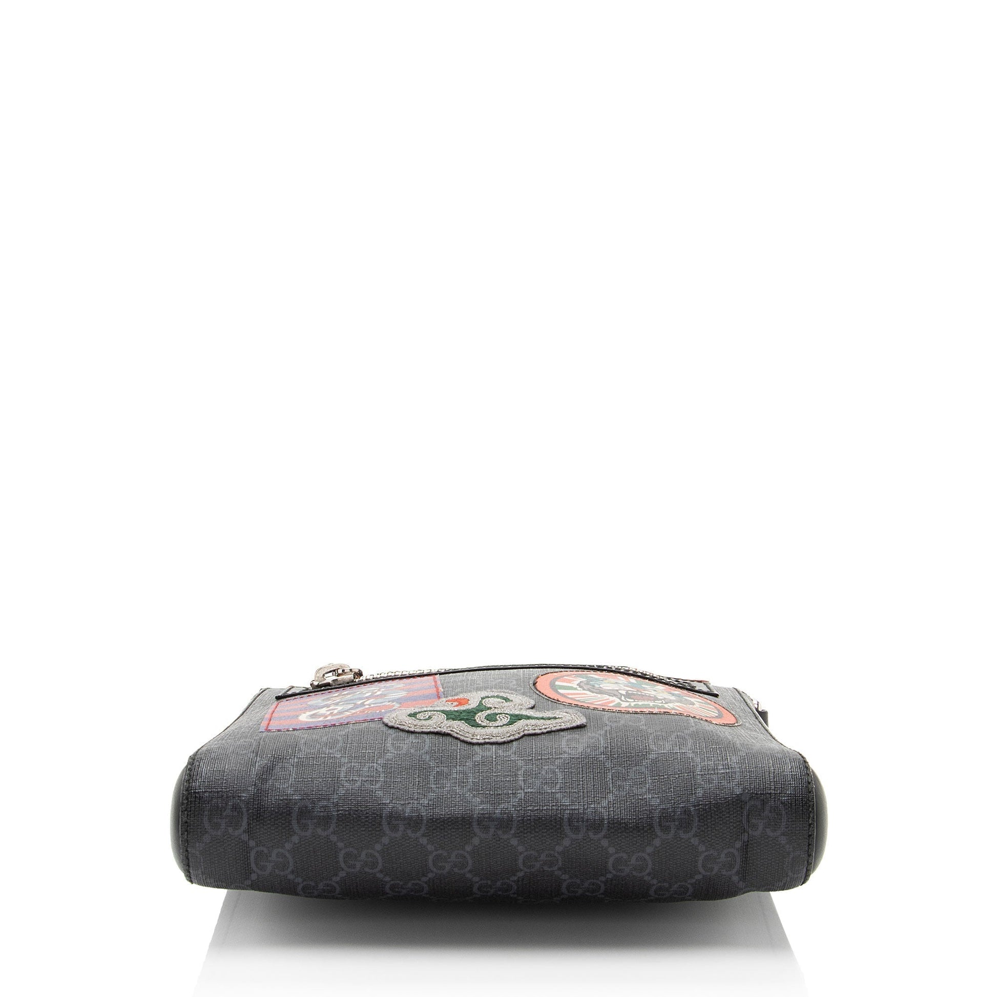 Gucci Nylon Leather Canvas Shoulder Bag