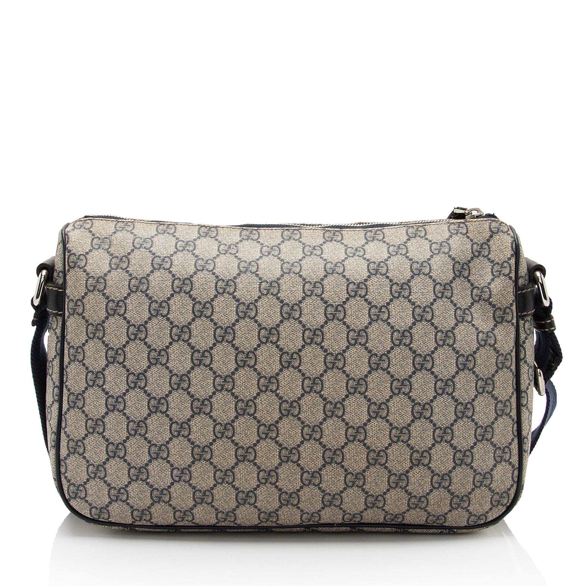 Gucci Leather Canvas Shoulder Bag