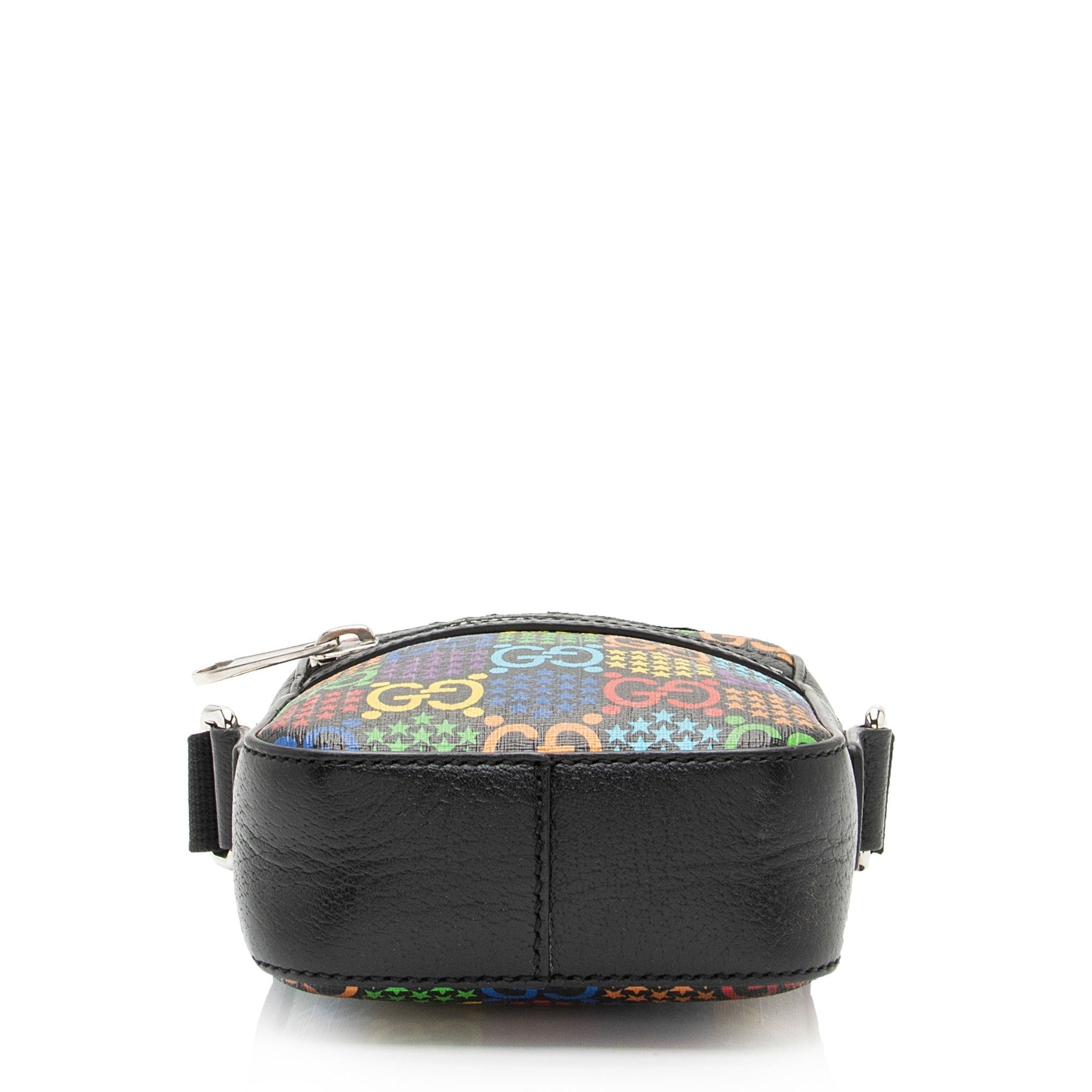 Gucci Nylon Leather Canvas Shoulder Bag