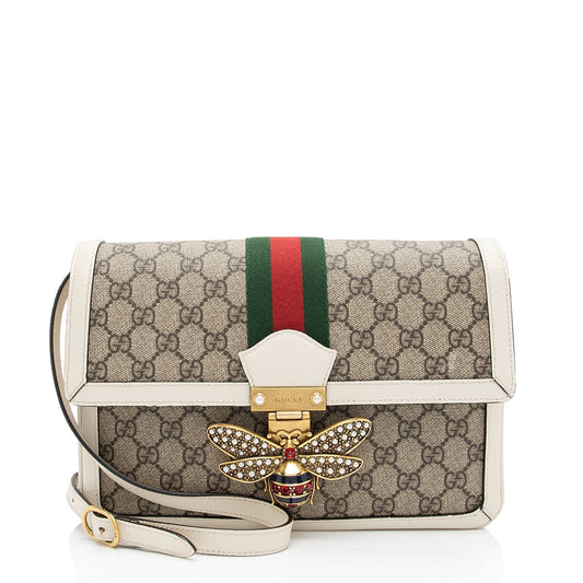Gucci Nylon Leather Canvas Crossbody