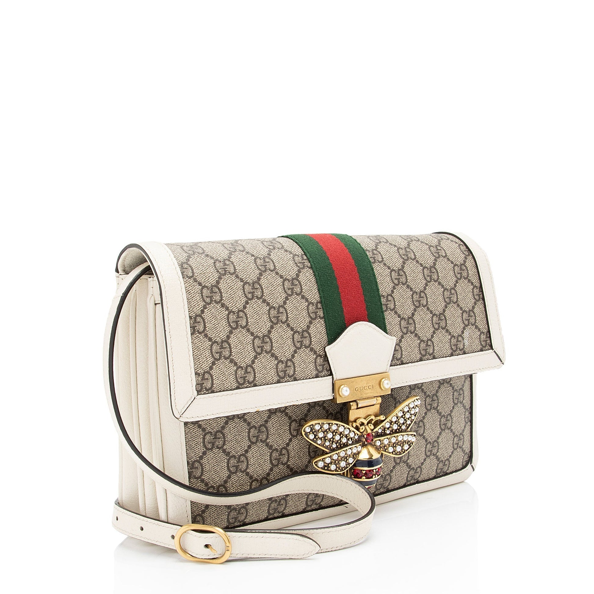 Gucci Nylon Leather Canvas Crossbody