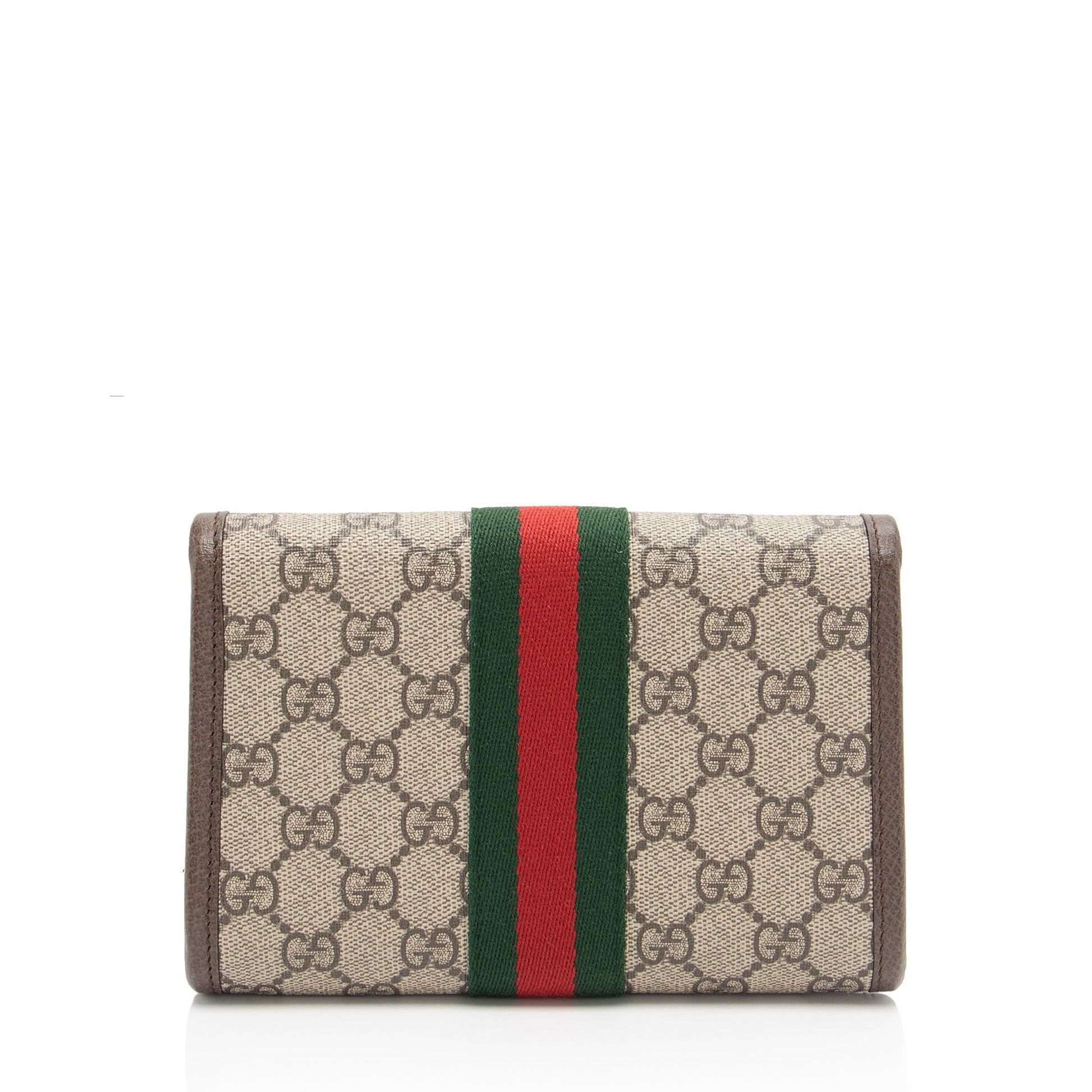 Gucci GG Supreme Rajah Slim Mini Flap Bag (SHF-mFDQig)