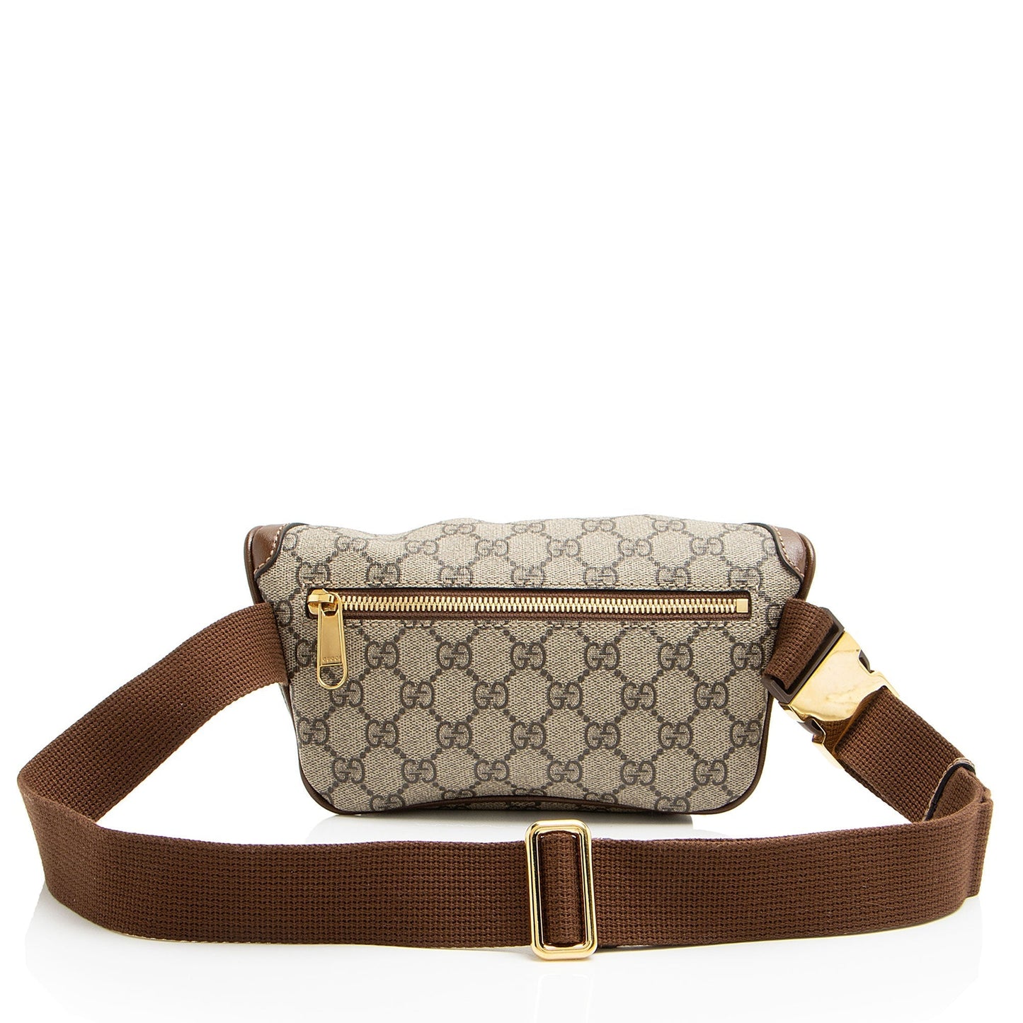 Gucci Nylon Leather Canvas Shoulder Bag