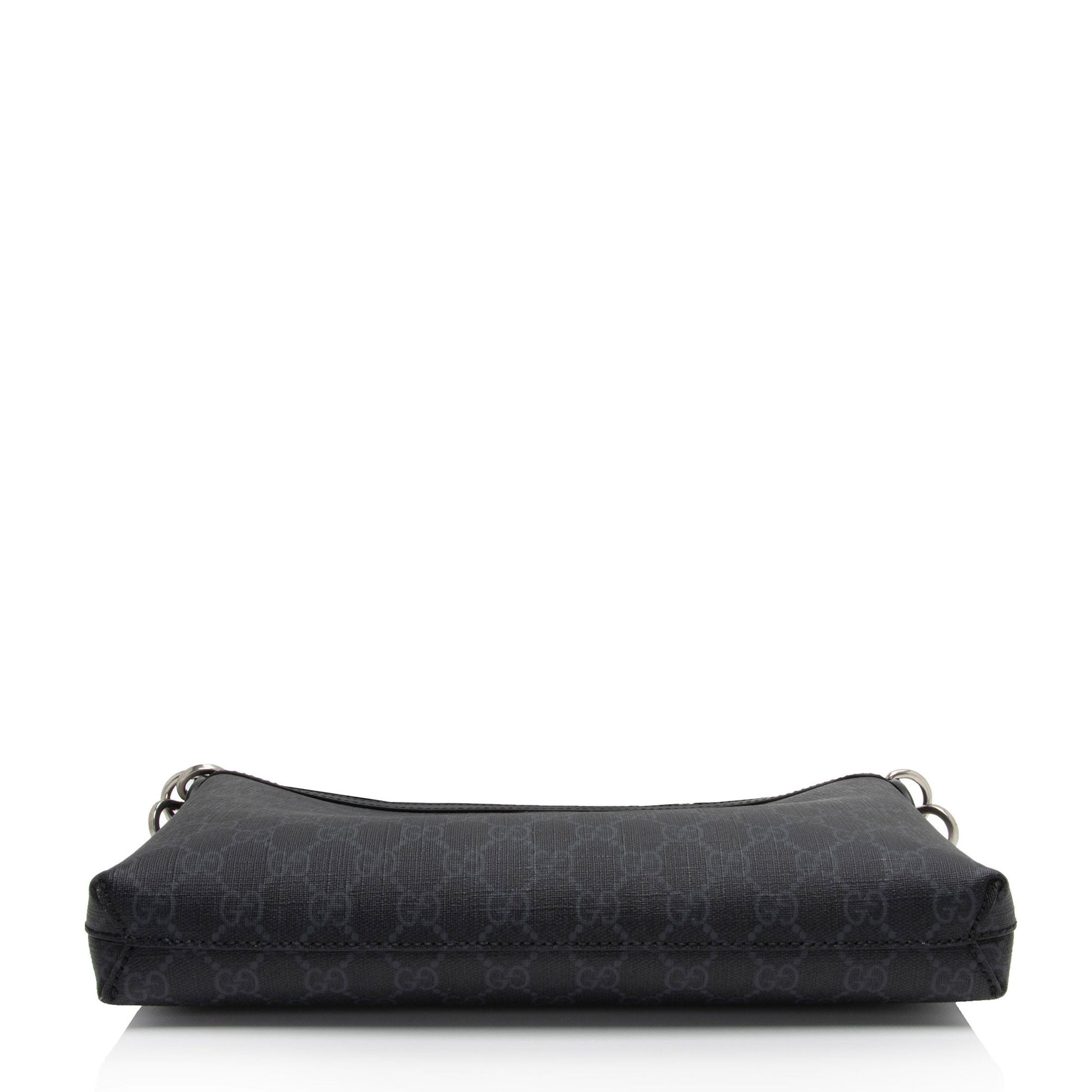 Gucci Nylon Leather Canvas Shoulder Bag